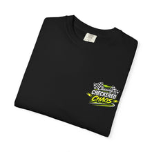 Load image into Gallery viewer, Chasing Checkered Chaos Unisex Garment-Dyed T-shirt