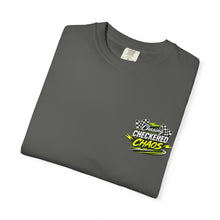 Load image into Gallery viewer, Chasing Checkered Chaos Unisex Garment-Dyed T-shirt