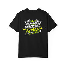 Load image into Gallery viewer, Chasing Checkered Chaos Unisex Garment-Dyed T-shirt