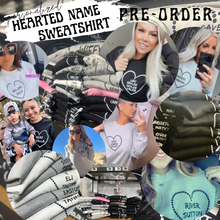 Load image into Gallery viewer, Hearted Name Sweatshirt