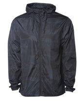 Load image into Gallery viewer, Camo/Black Bolted MaMa Camo Windbreaker-CUSTOMIZE YOUR OWN