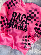 Load image into Gallery viewer, CHECKERED RACE MAMA/WIFE SWEATSHIRT (OTHER COLORS AVAILABLE)