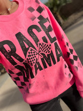 Load image into Gallery viewer, CHECKERED RACE MAMA/WIFE SWEATSHIRT (OTHER COLORS AVAILABLE)