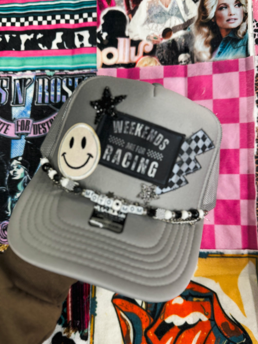 WEEKENDS ARE FOR RACING TRUCKER W/CHAIN