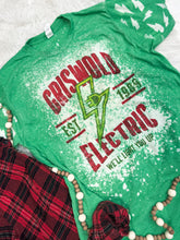 Load image into Gallery viewer, ELECTRIC ACID WASH CHRISTMAS TEE
