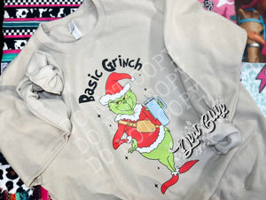 BASICS CHRISTMAS EDITION CREWNECK SWEATSHIRT