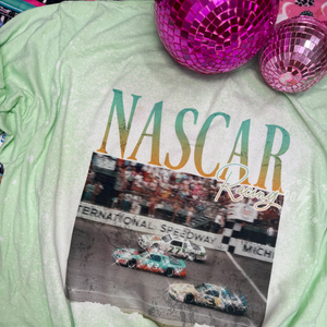 ACID WASH VINTAGE RACE TEE