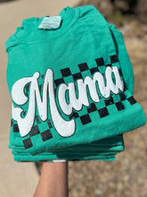 Load image into Gallery viewer, READY TO SHIP TEAL CC PUFF INK MAMA TEE
