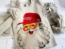 Load image into Gallery viewer, MAGA SANTA CREWNECK SWEATSHIRT
