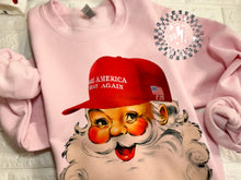 Load image into Gallery viewer, MAGA SANTA CREWNECK SWEATSHIRT
