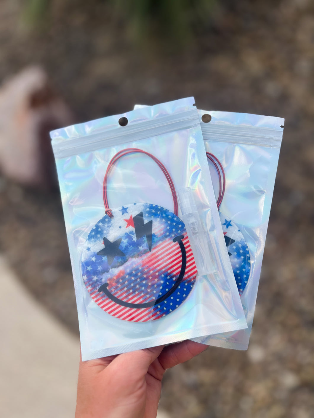 PATRIOTIC CAR AIR FRESHENER