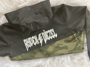 Black/Camo YOUTH Windbreaker