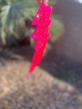 Load image into Gallery viewer, NEON FRINGE GLITTERED BOLT FRESHIE(OTHER COLOR OPTIONS)

