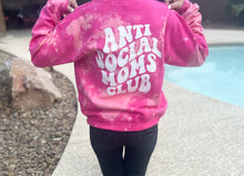 Load image into Gallery viewer, ANTI SOCIAL MOMS CLUB ACID WASH CREWNECK
