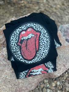 LEOPARD STONES TARGET TEE