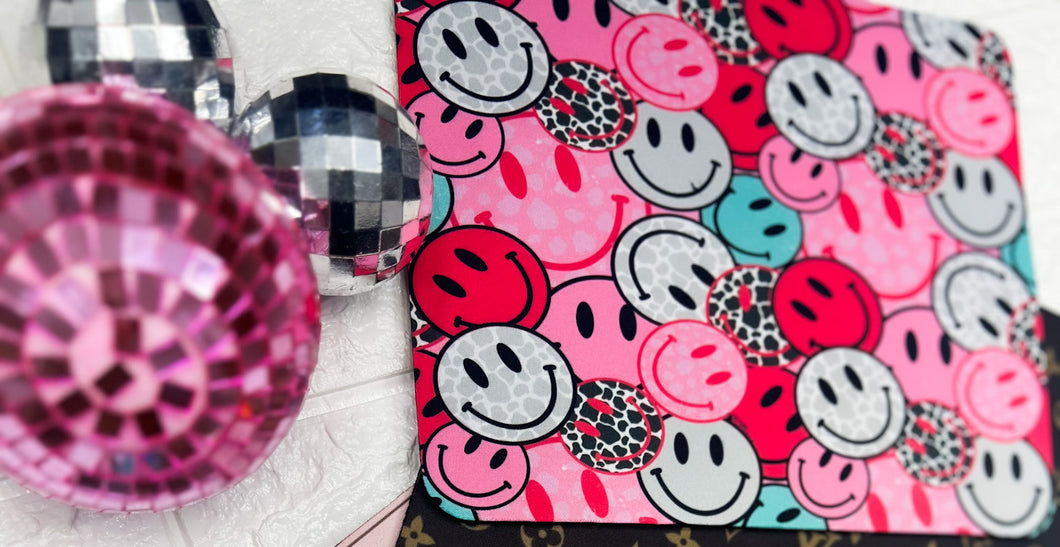 HAPPY + BRIGHT LITTLE MOUSEPAD