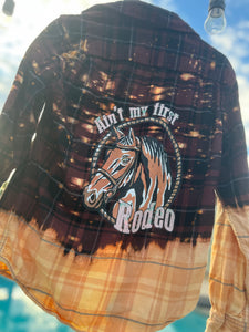 UNISEX FIT SMALL ACID WASH FLANNEL