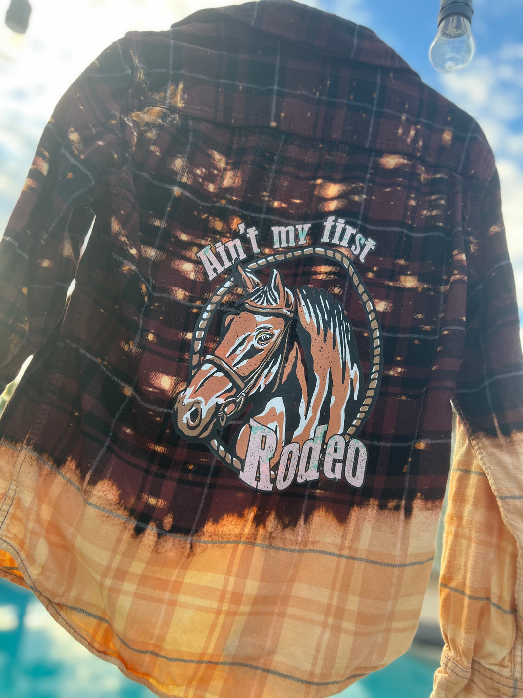 UNISEX FIT SMALL ACID WASH FLANNEL