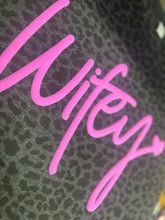 Load image into Gallery viewer, Wifey Leopard Tee-READY TO SHIP
