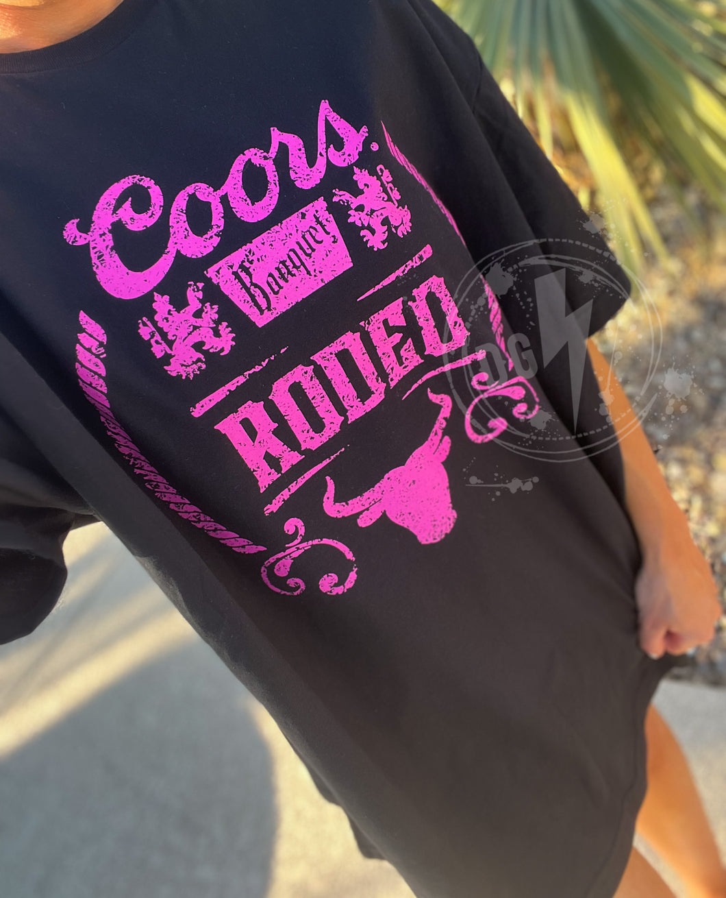 PINK RODEO BEER TEE