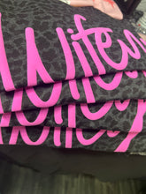 Load image into Gallery viewer, Wifey Leopard Tee-READY TO SHIP
