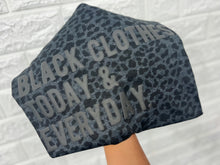 Load image into Gallery viewer, LEOPARD BLACK CLOTHES TODAY AND EVERY DAY TEE
