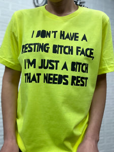 NO RBF, JUST NEED REST TEE